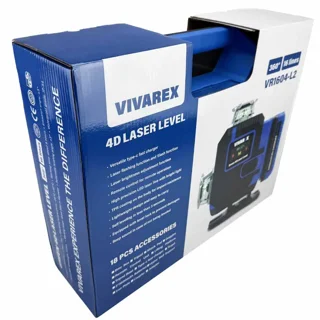 تراز لیزری ویوارکس 360 درجه چهار بعدی 16 خط نور سبز 50 متری مدل VR1604-L2 - 12273 - 06