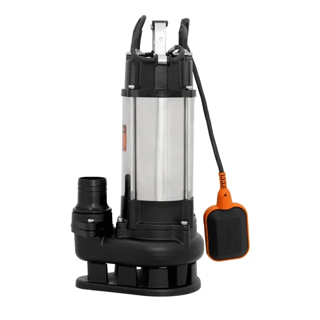 لجن کش ورما 1 اسب 15 متری 2 اینچ فلوتردار بدنه استیل مدل V750F - 12283 - 02