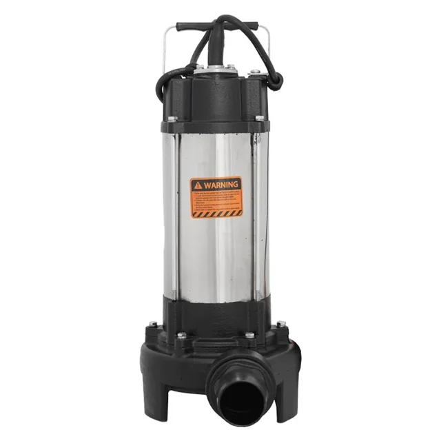 لجن کش ورما 1.5 اسب 15 متری 2 اینچ بدون فلوتر کاتر دار بدنه استیل مدل V1100D - 12288 - 01