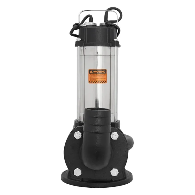 لجن کش ورما 3 اسب 18 متری 3 اینچ کاتر دار بدون فلوتر بدنه استیل مدل V2200D - 12292 - 01