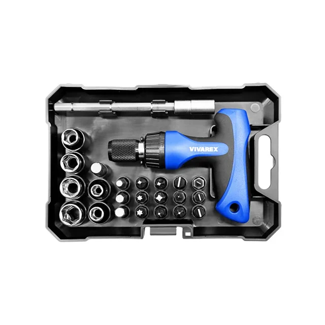 ست پیچ گوشتی و بیت و بکس 24 پارچه ویوارکس مدل VR2465-SD - 12339 - 01