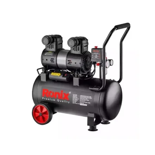 کمپرسور باد رونیکس 50 لیتری 2.2 اسب دو سیلندر سایلنت مدل RC-5012 - 12372 - 03