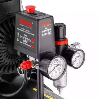 کمپرسور باد رونیکس 50 لیتری 2.2 اسب دو سیلندر سایلنت مدل RC-5012 - 12372 - 05