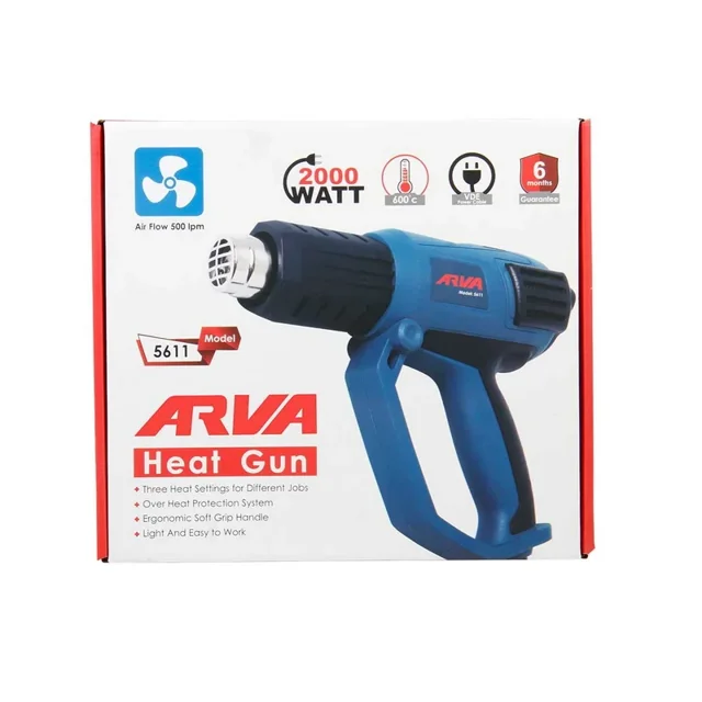 سشوار صنعتی برقی آروا 2000 وات مدل 5611 - 12376 - 05