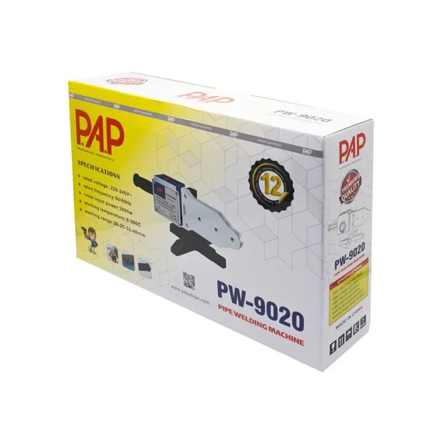 اتو لوله پی ای پی 2000 وات کیف دار با لوازم مدل PW-9020 - 12393 - 06