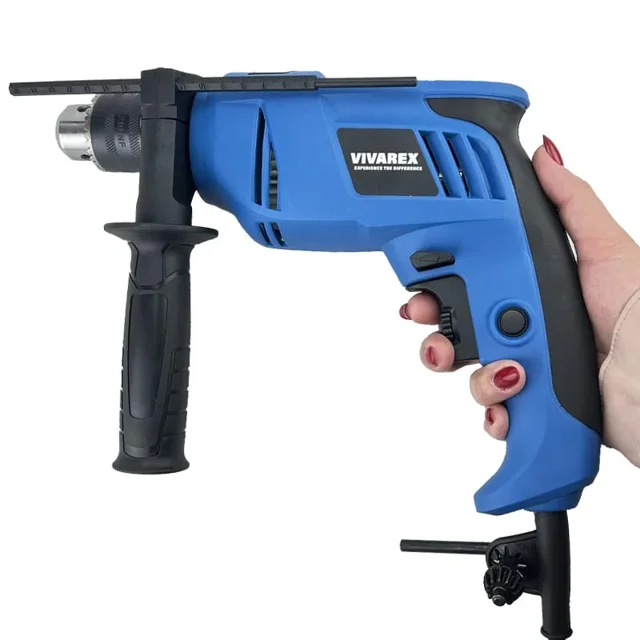 دریل چکشی ویوارکس 650 وات 13 میلیمتری سه نظام آچاری مدل VR6513-ID - 12400 - 03