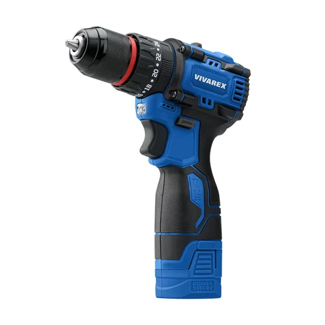 دریل شارژی ویوارکس 16.8 ولت چکشی براشلس مدل VR1608-BLX - 12410 - 01