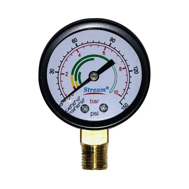گیج فشار استریم 10 بار 5 سانتی مدل P-0103 - 12472 - 01