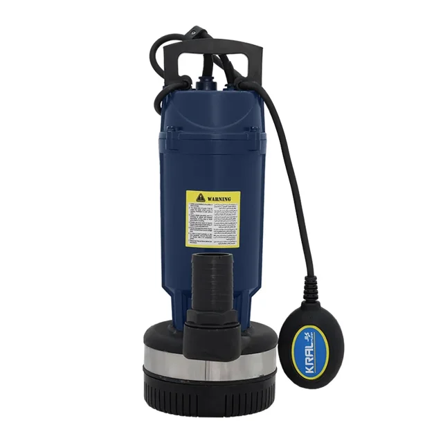 کف کش کرال 1.5 اسب 28 متری 2 اینچ پروانه استیل فلوتردار مدل QMX-62812-FS - 12550 - 01