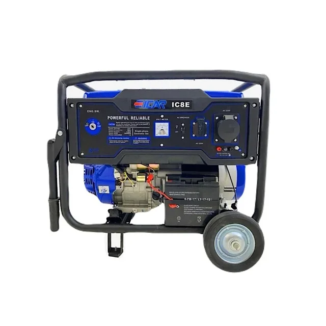 موتور برق بنزینی ایکار 8.5 کیلووات استارتی مدل IC8E - 12579 - 01