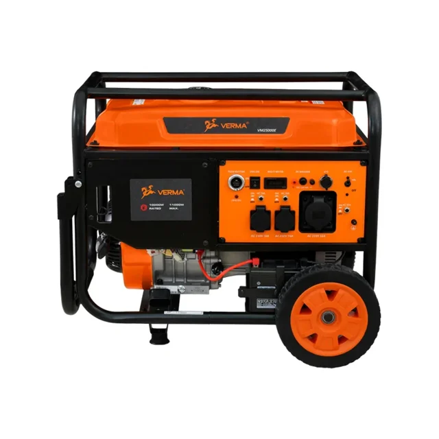 موتور برق ورما بنزینی 11 کیلووات استارت ریموت ATS مدل VM25000E - 12588 - 02