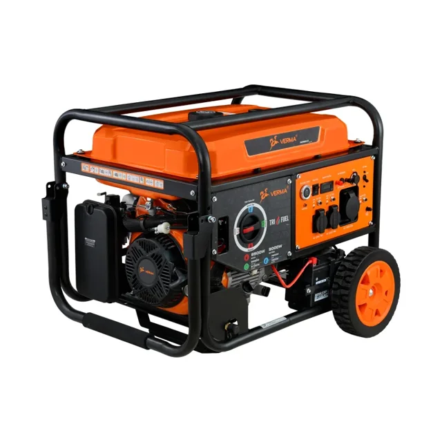 موتور برق ورما سه گانه سوز 9.5 کیلووات استارت ریموت ATS مدل VM25000E/3F - 12590 - 01
