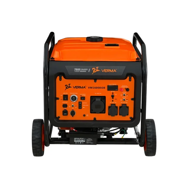 موتور برق بنزینی ورما 7.5 کیلووات اینورتر استارت ریموت ATS مدل VM16000iOE - 12592 - 02