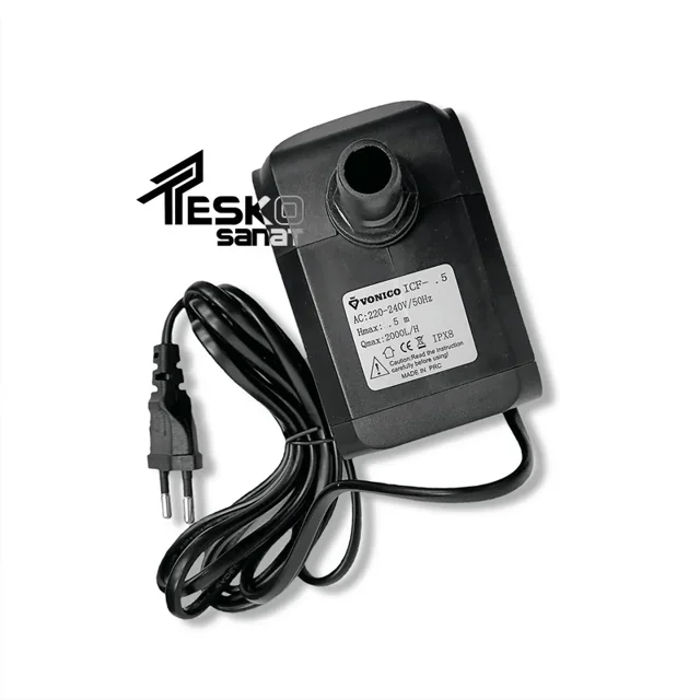 پمپ آبنما و کولر غرقابی ونیکو 1.5 متری 15 وات مدل ICF-1.5 - 12606 - 02