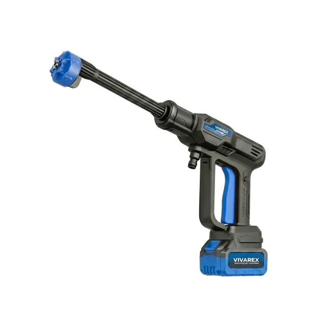 کارواش شارژی ویوارکس 25 بار 20 ولت براشلس دو باتری مدل VR2025-PW - 12639 - 02