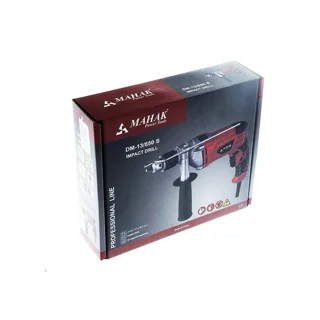 دریل چکشی محک 850 وات 13 میلیمتری سه نظام آچاری نیم گیربکس مدل DM-13/850S - 12678 - 03