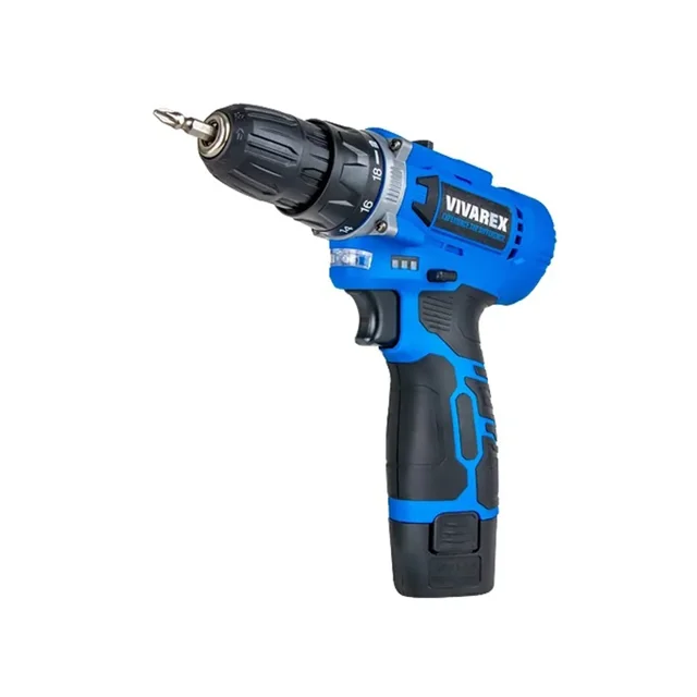 دریل پیچ گوشتی شارژی ویوارکس 12 ولت دو باتری مدل VR1215V-2B - 12691 - 02